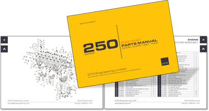 Ferrari 250 Series Technical Schematics Book